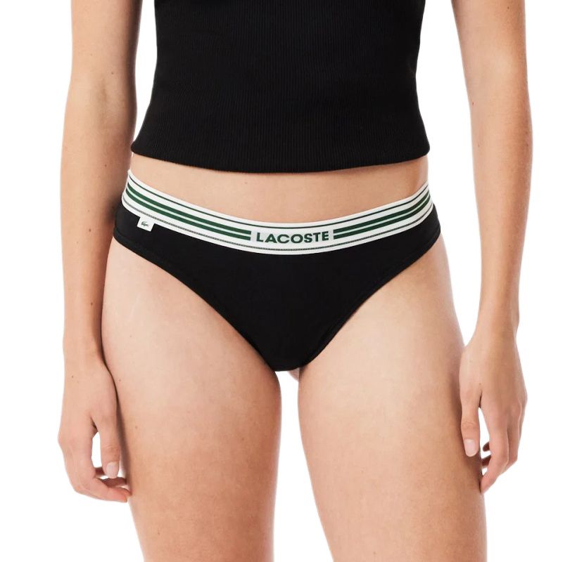 Lacoste Stretch Cotton Briefs - black