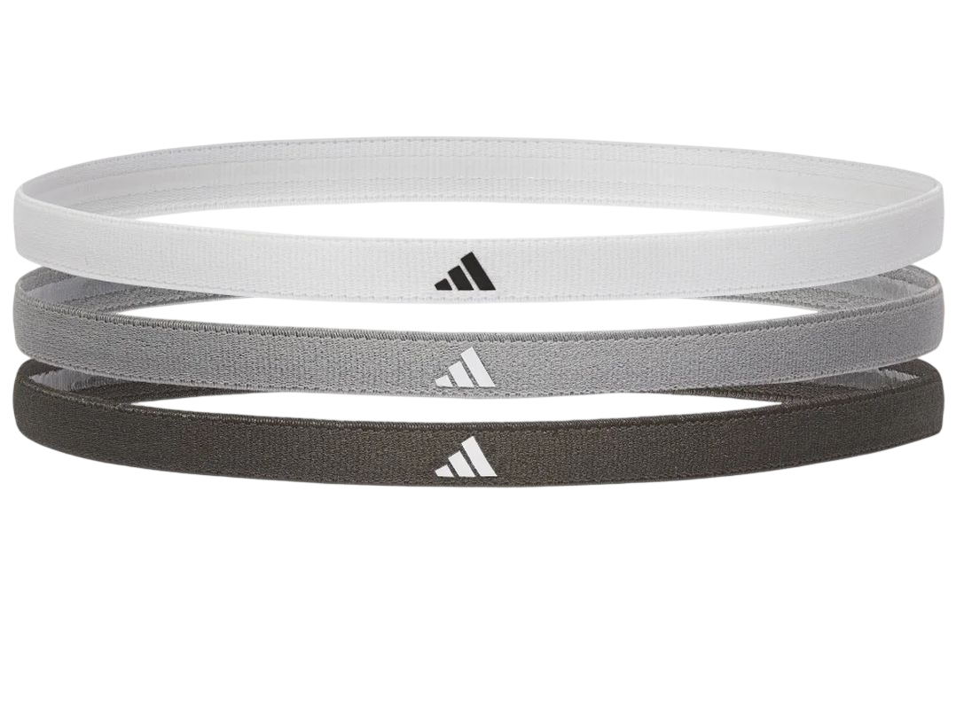 Adidas Hairband 3P - black/white/grey Adidas Hairband 3P - black/white/grey