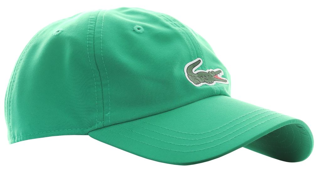Lacoste-Microfibre-Golf-Cap-RK2450-Fluorine-Green-AHR Lacoste SPORT Novak Djokovic Microfiber Cap