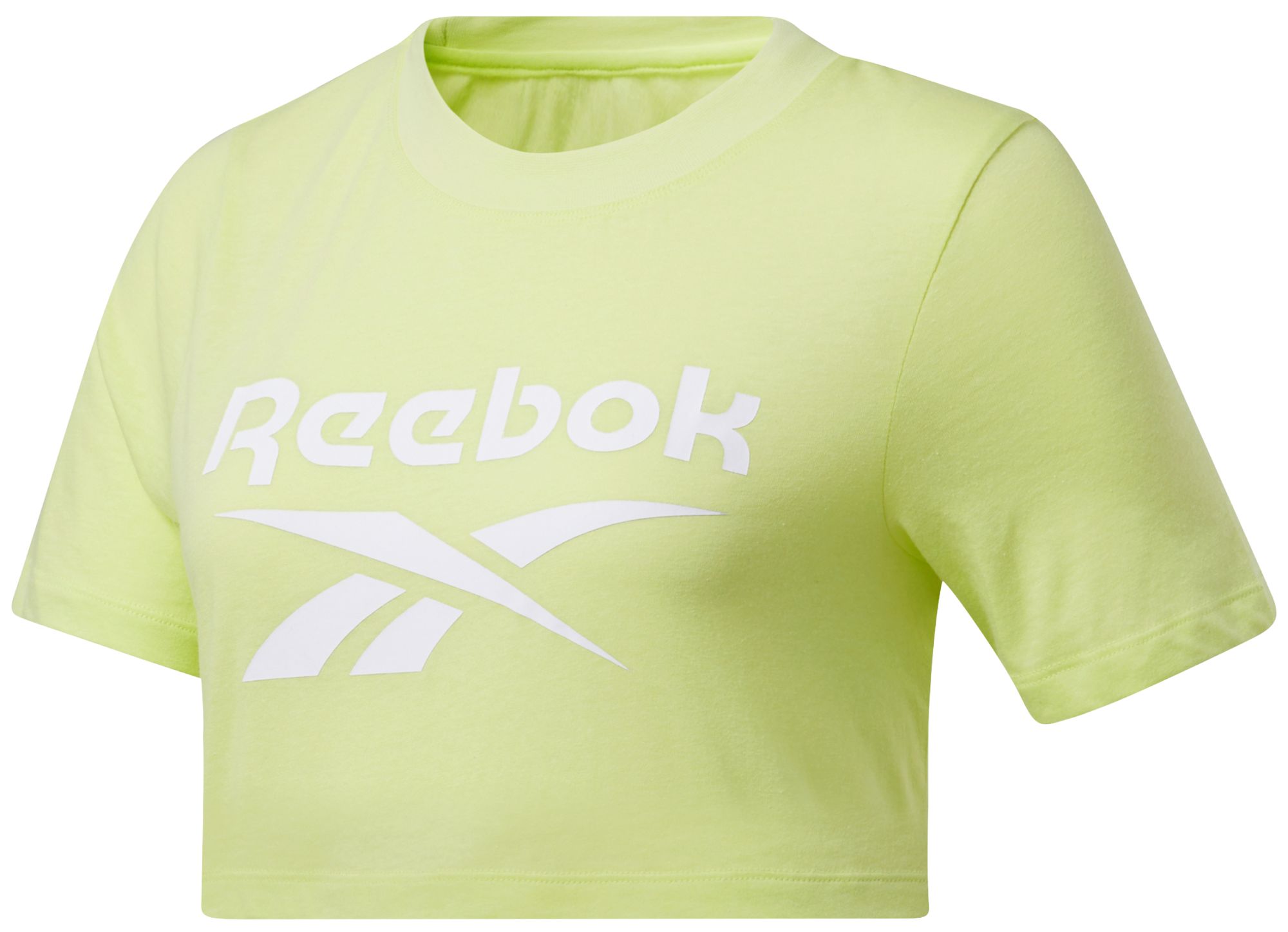 Reebok Identity Crop Tee W - semi energy glow