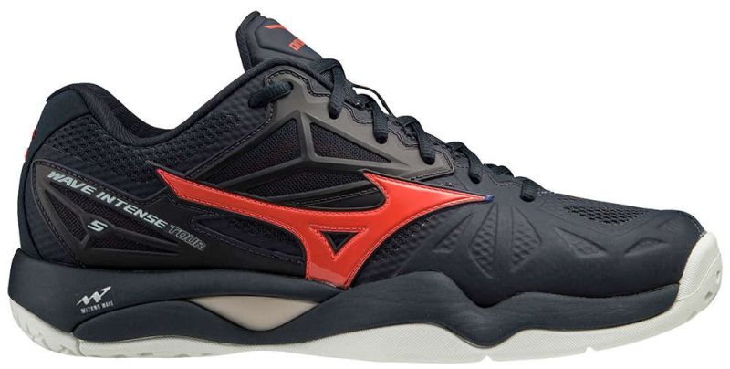 Mizuno Wave Intense Tour 5 AC M - salute black/ignition red/gold
