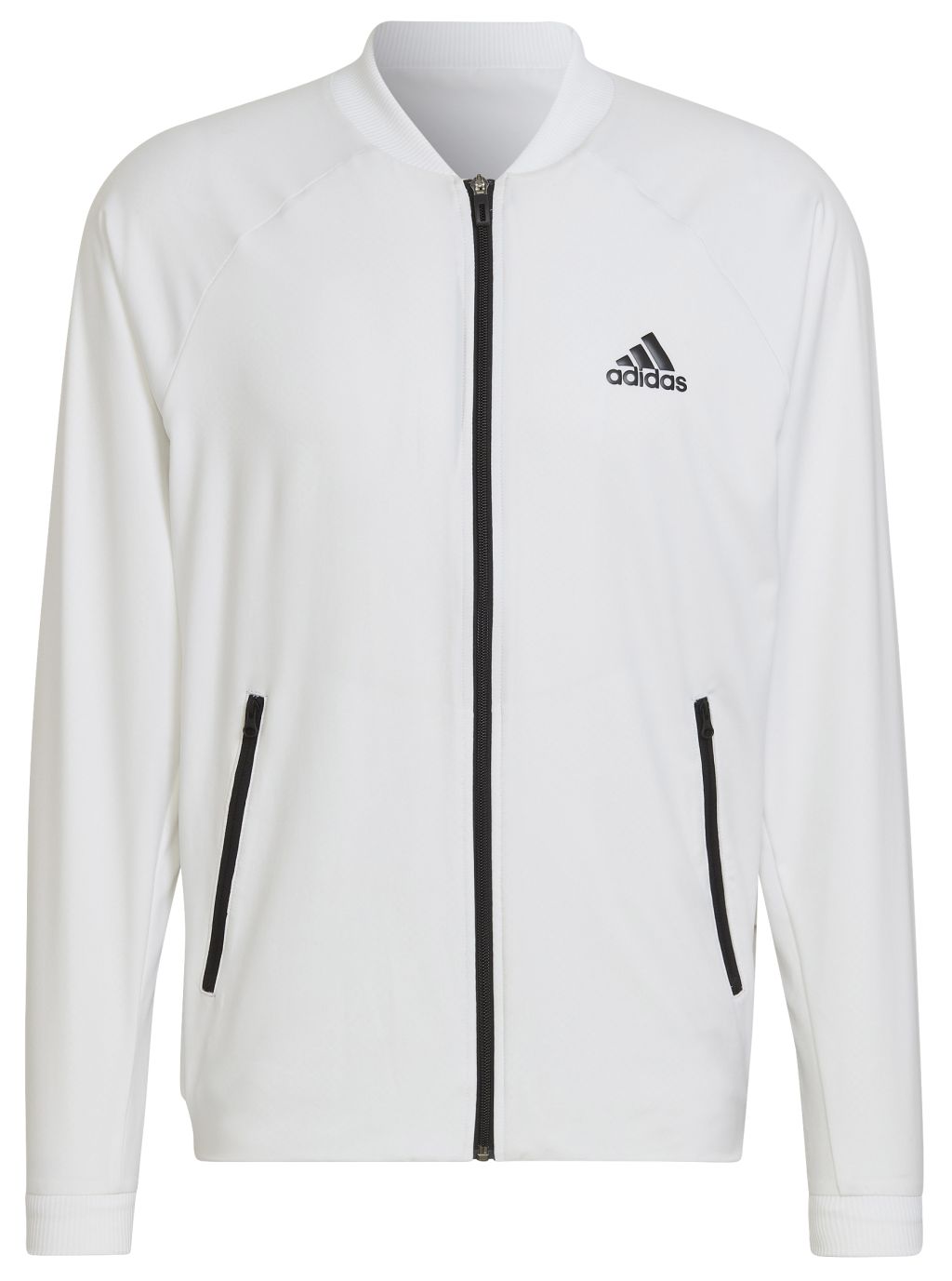Adidas Men's Tennis Jacket - white/black Adidas Men's Tennis Jacket - white/black