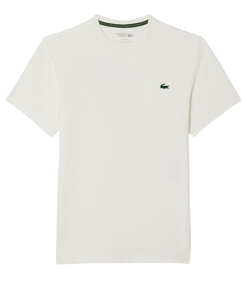 Lacoste Ultra Dry Tennis Heritage Print - white
