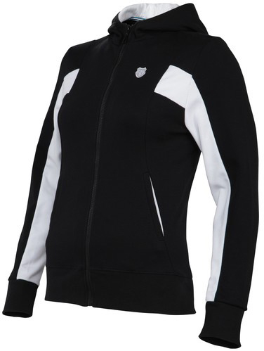 K-Swiss Inset FZ Hoody - black/white