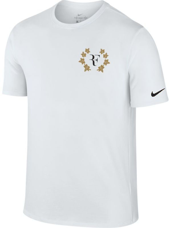  Nike RF Wimbledon Winners T-Shirt - white
