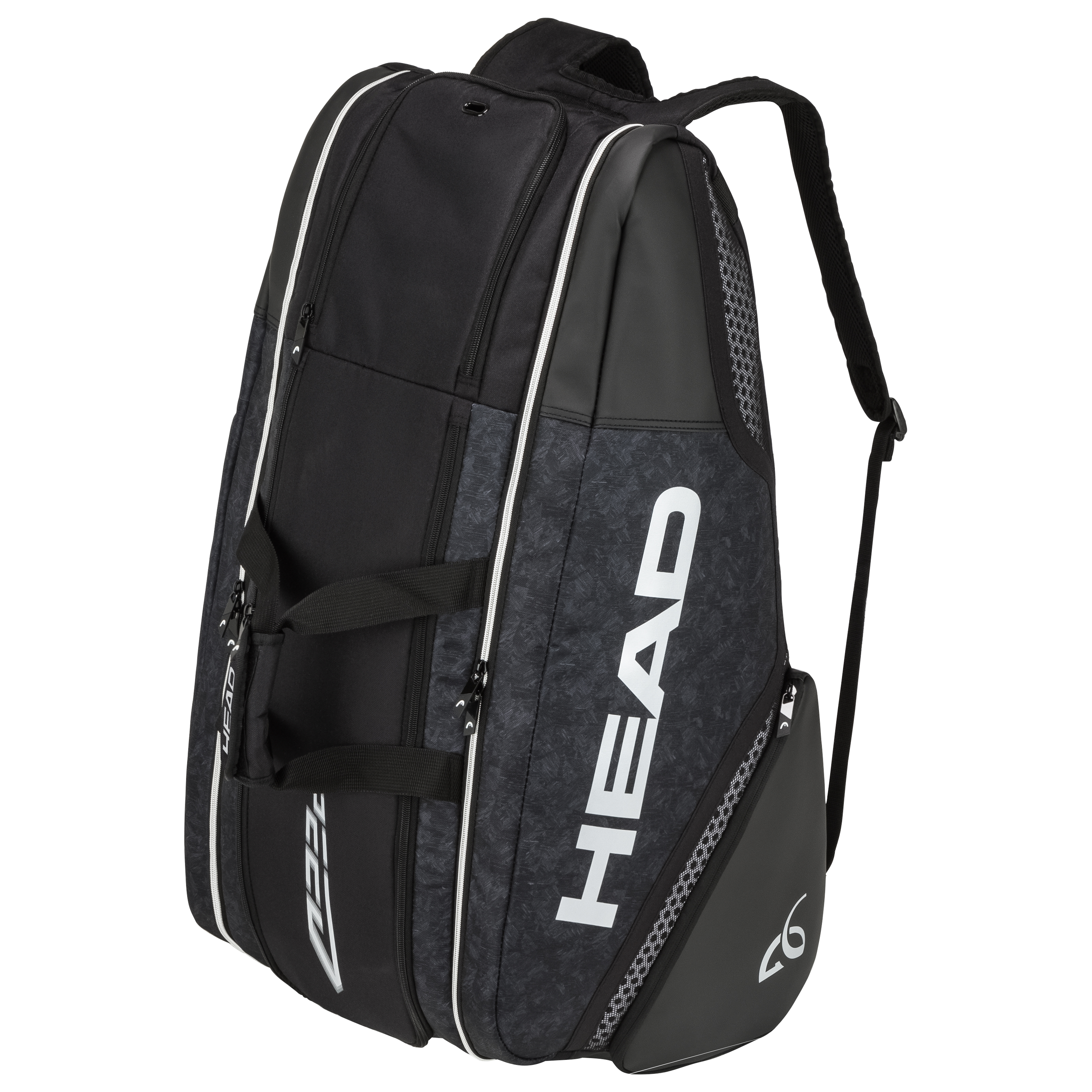 head-djokovic-12r-monstercombi-black-white-3-34621 Head Djokovic 12R Monstercombi - black/white