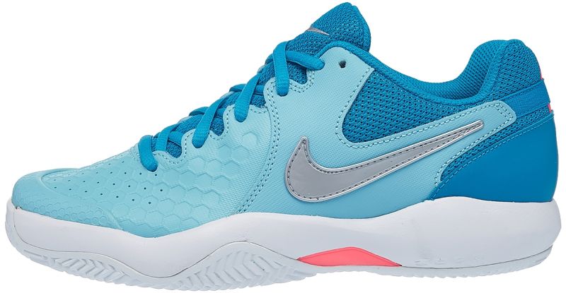 Nike WMNS Air Zoom Resistance Clay - bleached aqua/metallic silver