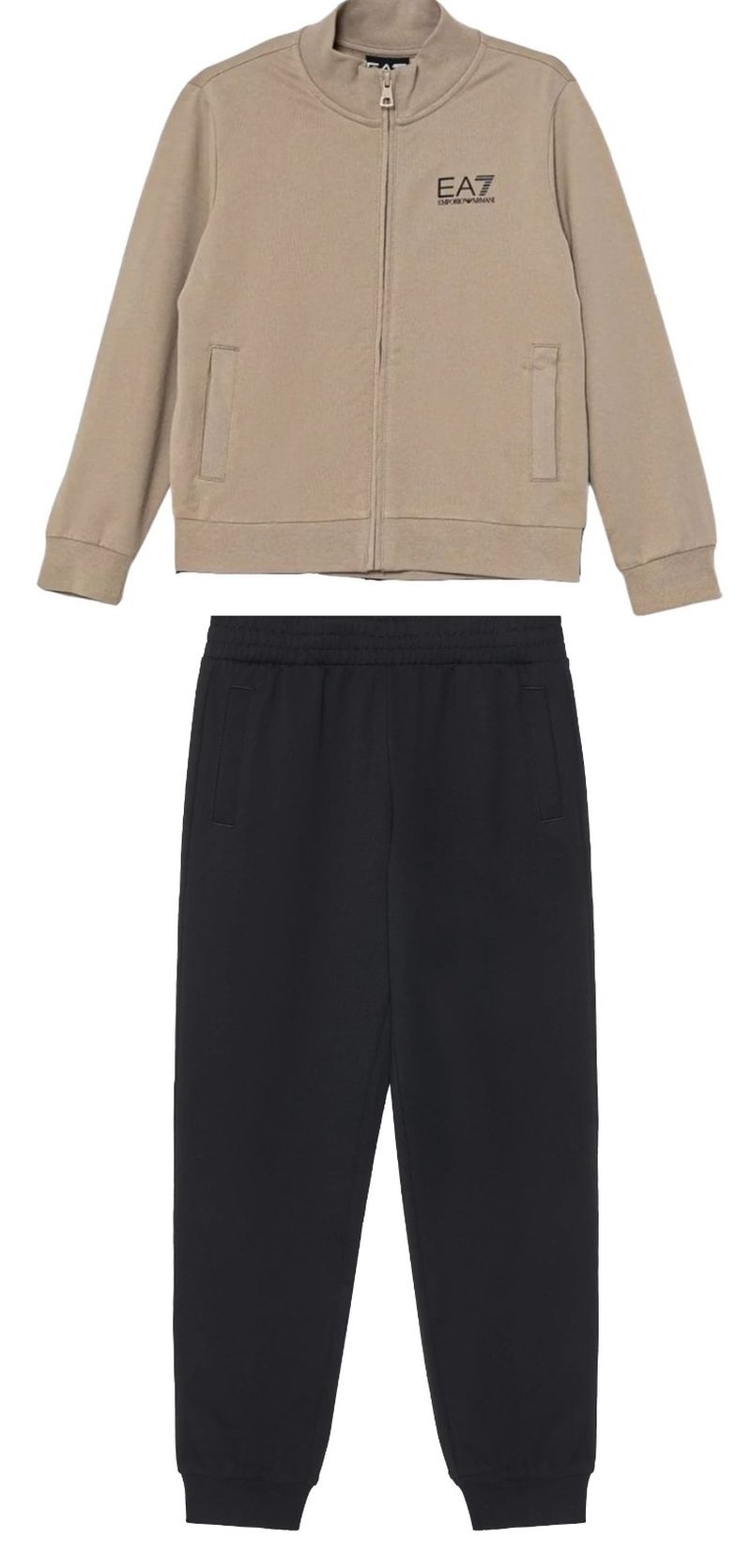 EA7 Boy Jersey - beige/black