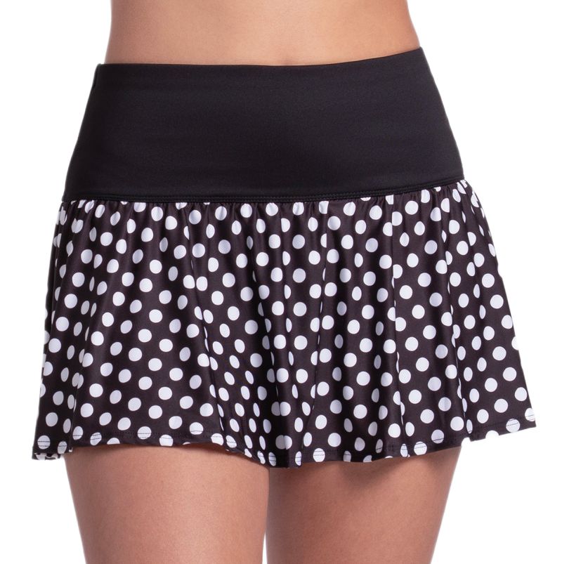 Damska spódniczka Lucky in Love Spot On Flounce Active Mini - black