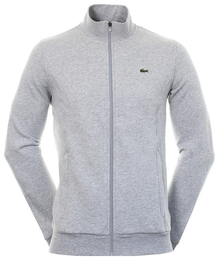Lacoste Sweatshirt Zippé Lacoste SPORT En Molleton De Coton Mélangé - grey Lacoste Sweatshirt Zippé Lacoste SPORT En Molleton De Coton Mélangé - grey