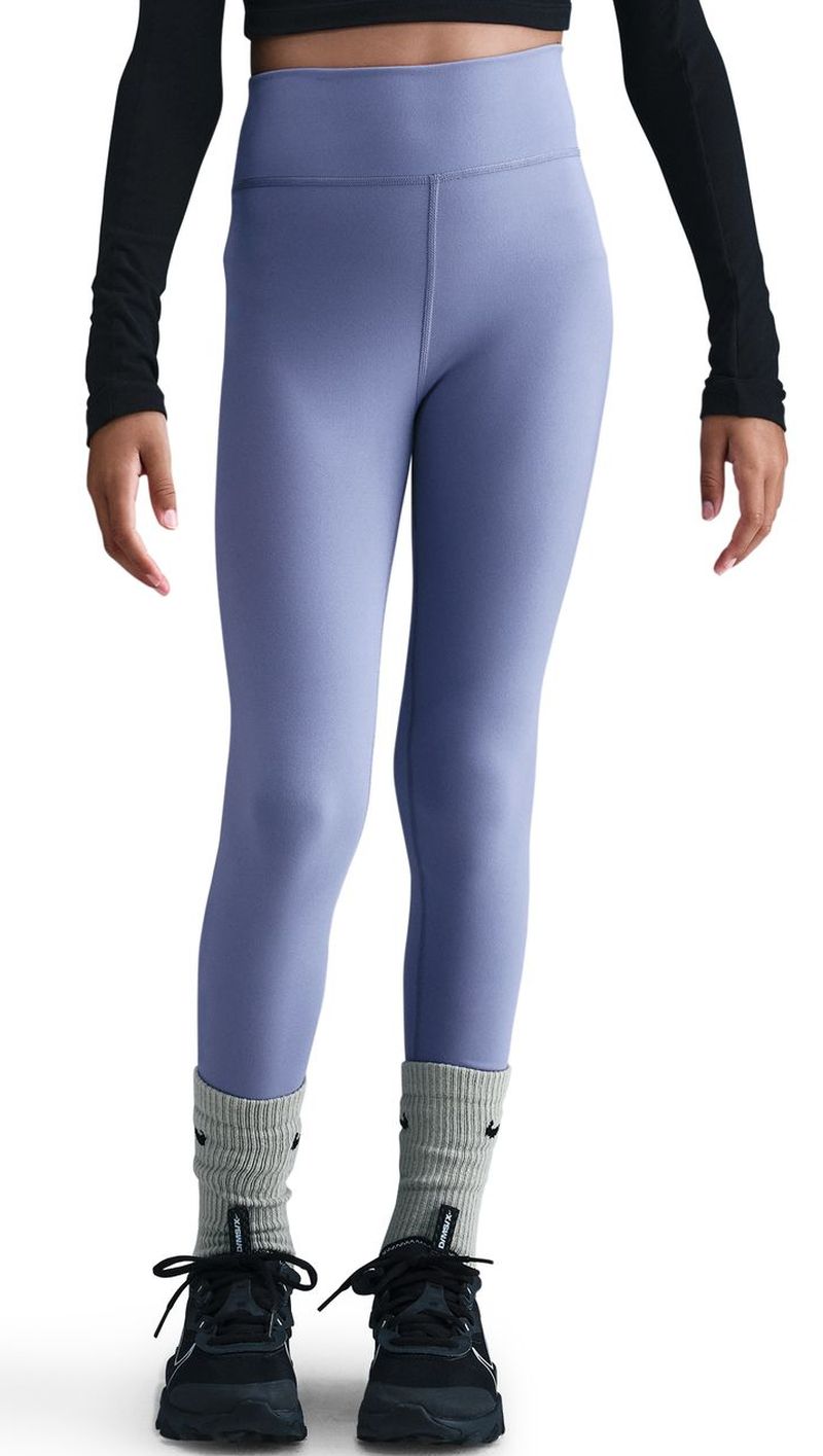 Nike Girls One Dri-FIT High-Waisted - world indigo/white 