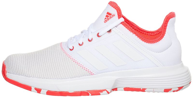Adidas GameCourt W - ftwr white/ftwr white/shock red