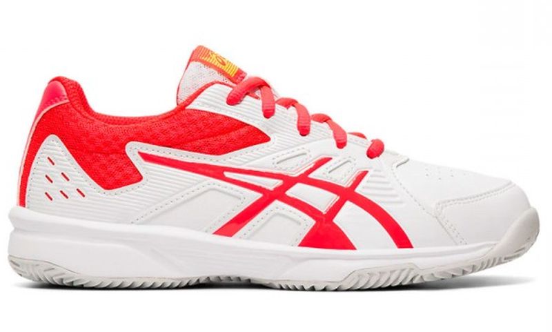 Asics Court Slide Clay GS - white/laser pink