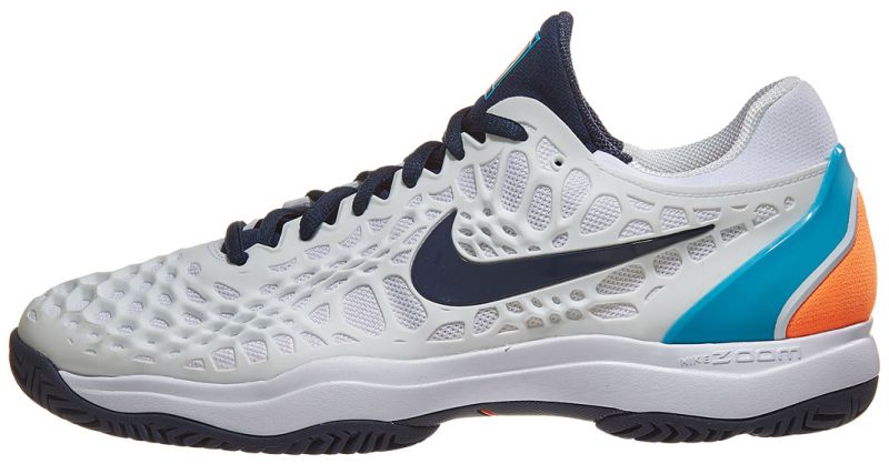 Nike Air Zoom Cage 3 HC - white/obsidian/light carbon/blue fury
