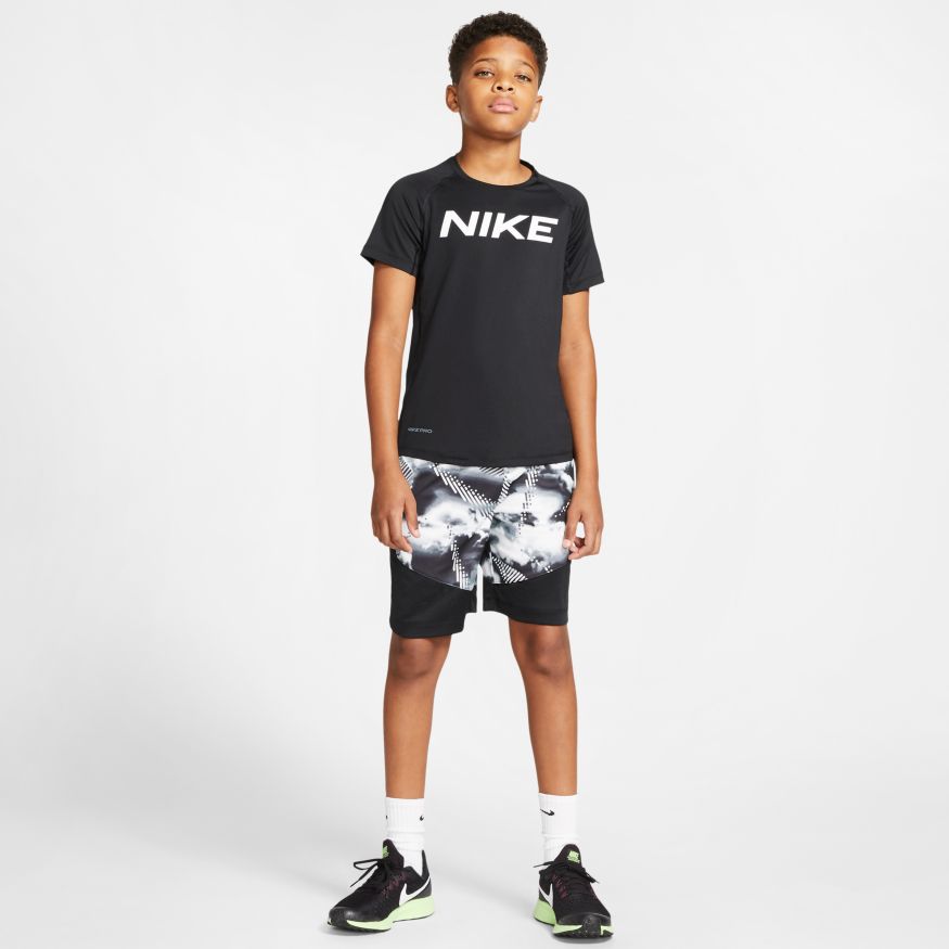 Nike Pro SS FTTD Top - black/white