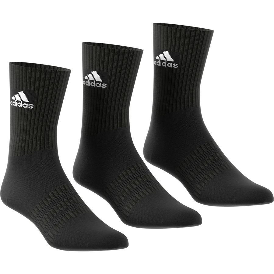 Adidas Cushion Crew 3P - black/black Adidas Cushion Crew 3P - black/black