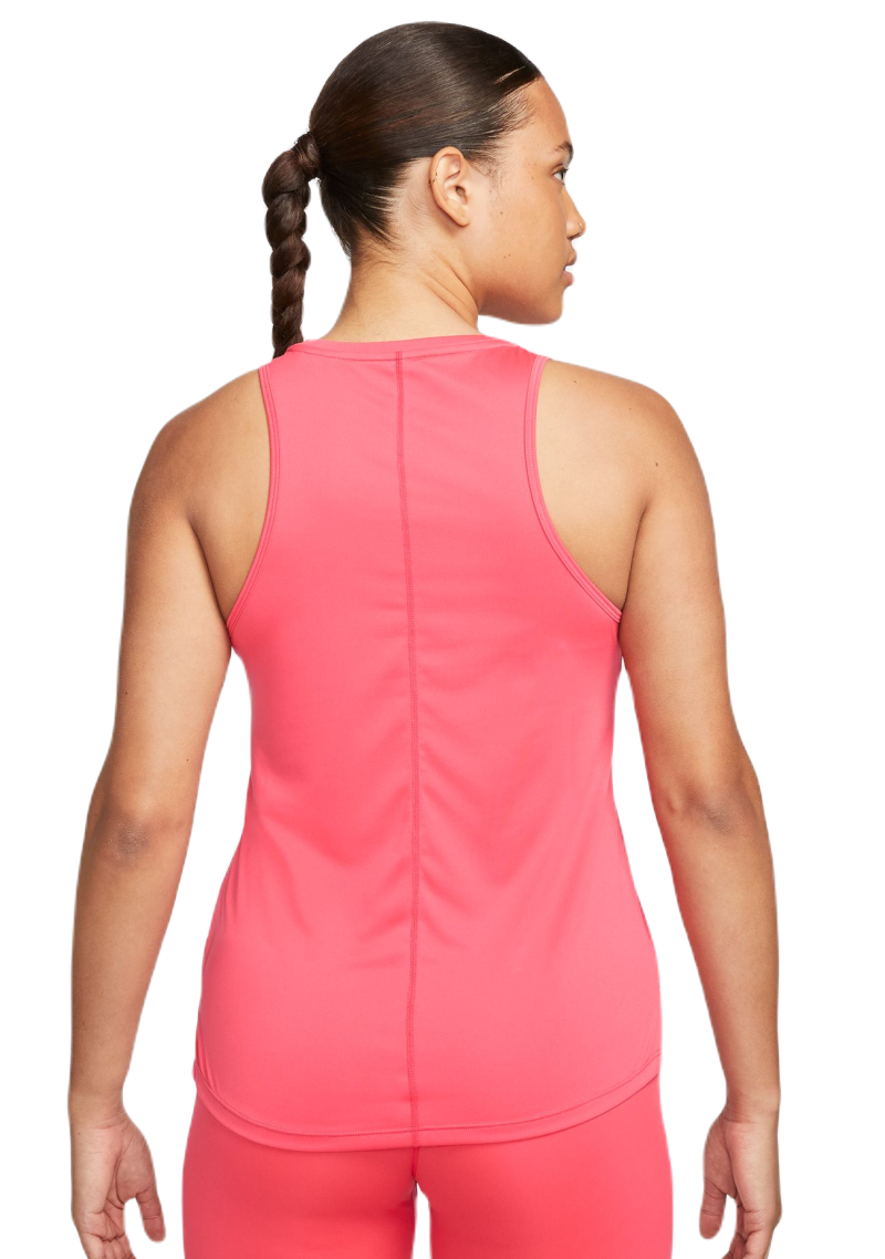Nike Dri-Fit One Tank - light fusion red/white