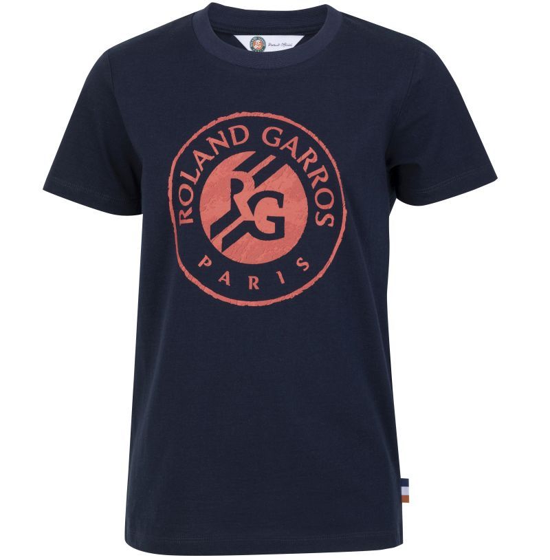Roland Garros Kids Big Logo - navy Roland Garros Kids Big Logo - navy
