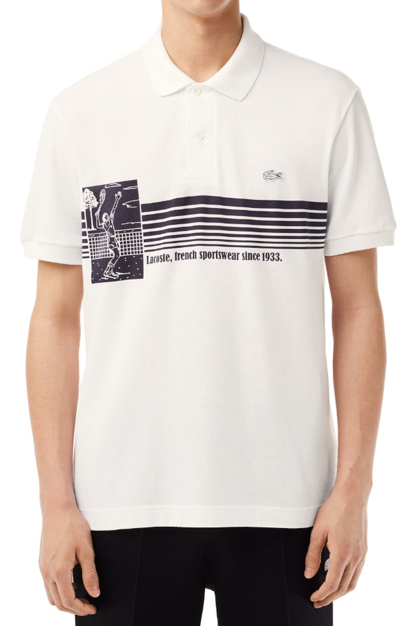 Lacoste French Made Original L.12.12 Print Polo Shirt