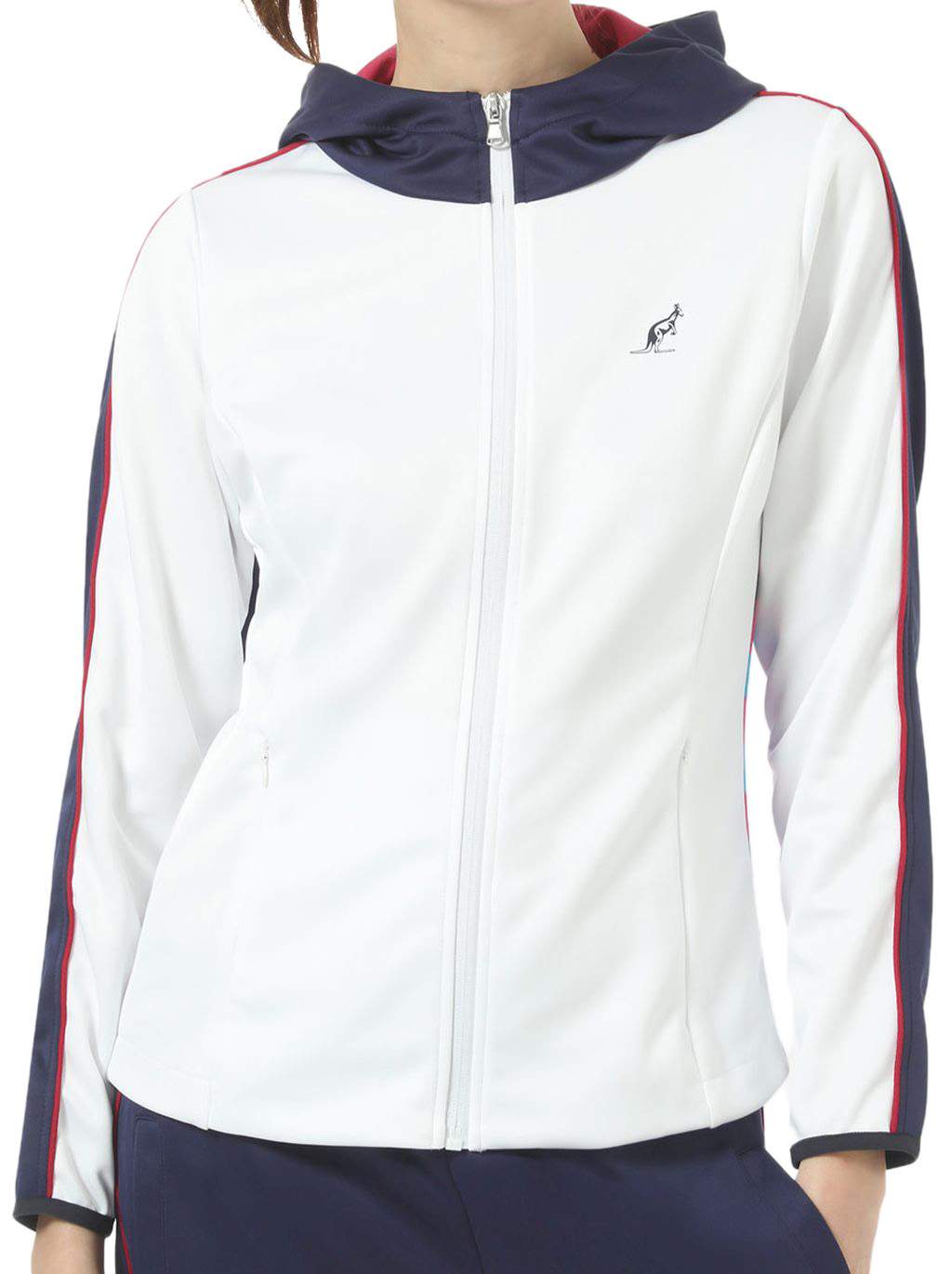 Australian Jacket in Double with Printed - bianco