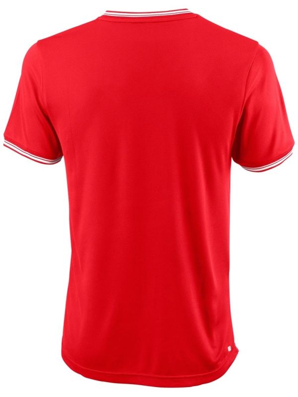 Wilson Team II High V-neck Men - team red