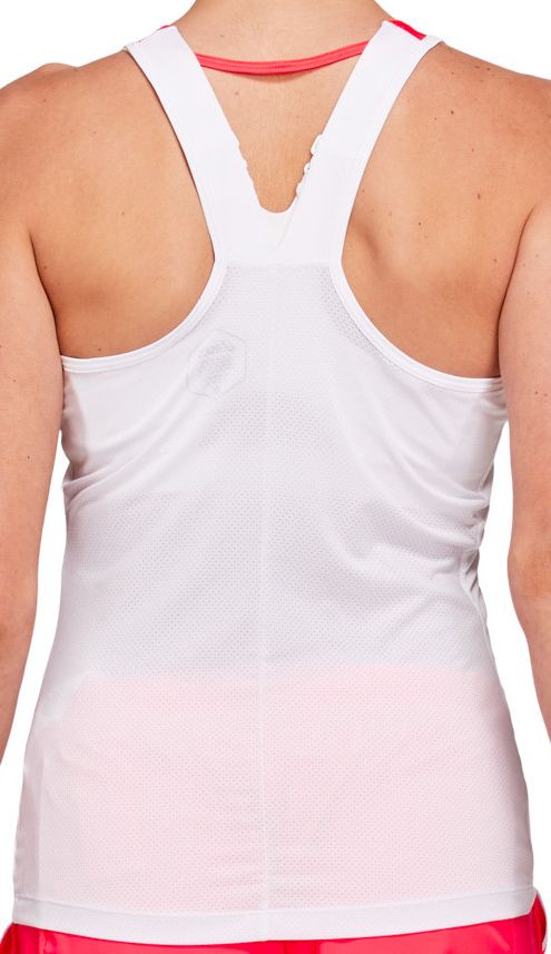 Asics Club W Tank - brilliant white/diva pink