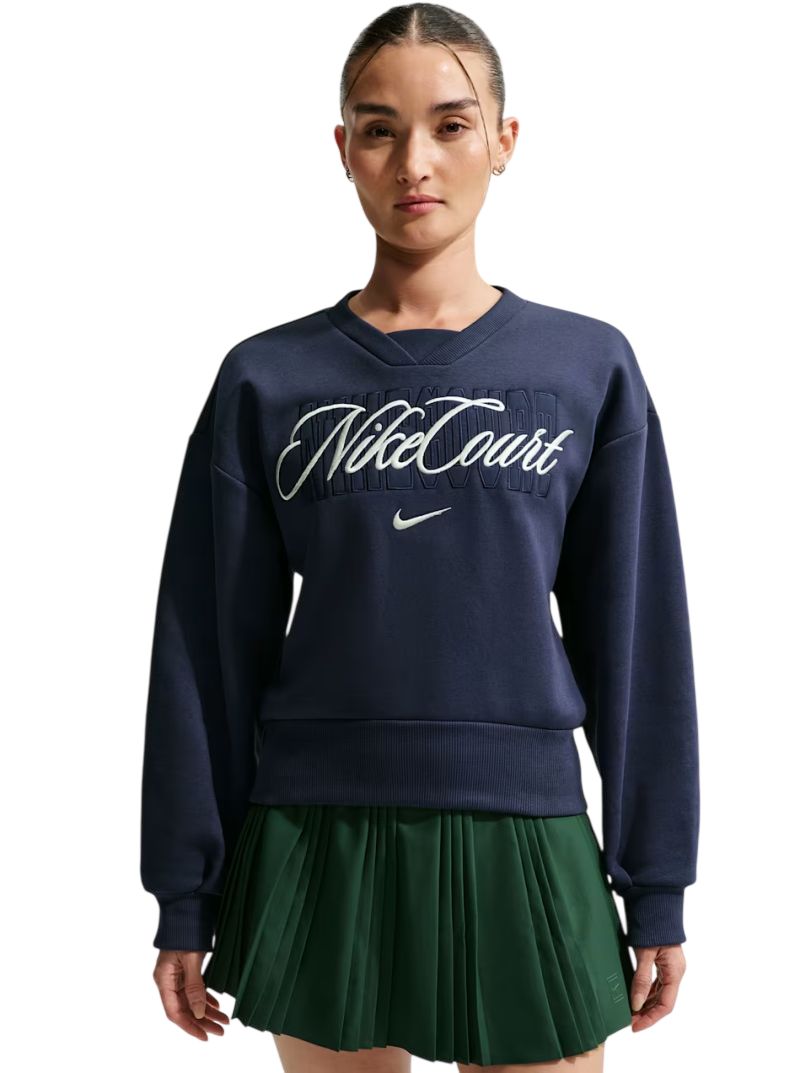 Nike Court Collection Crew-Neck - midnight navy/sail