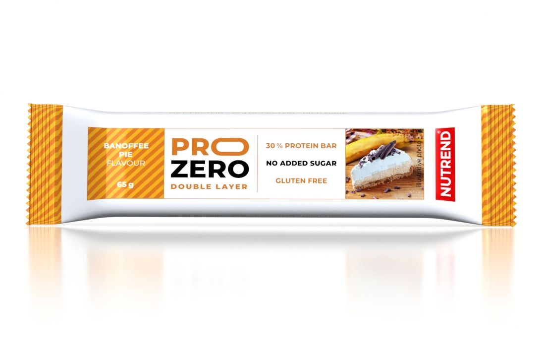 Nutrend PRO ZERO DOUBLE LAYER - banoffee pie