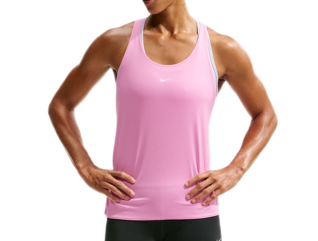 Damski top Nike Dri-Fit Pro Tank - pink rise/white