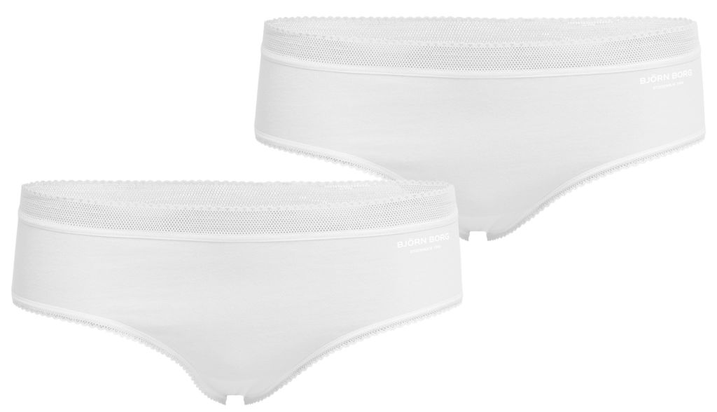 Björn Borg Core Hipster 2P - white Björn Borg Core Hipster 2P - white