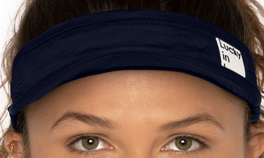 Lucky in Love Lucky Logo Visor - midnight