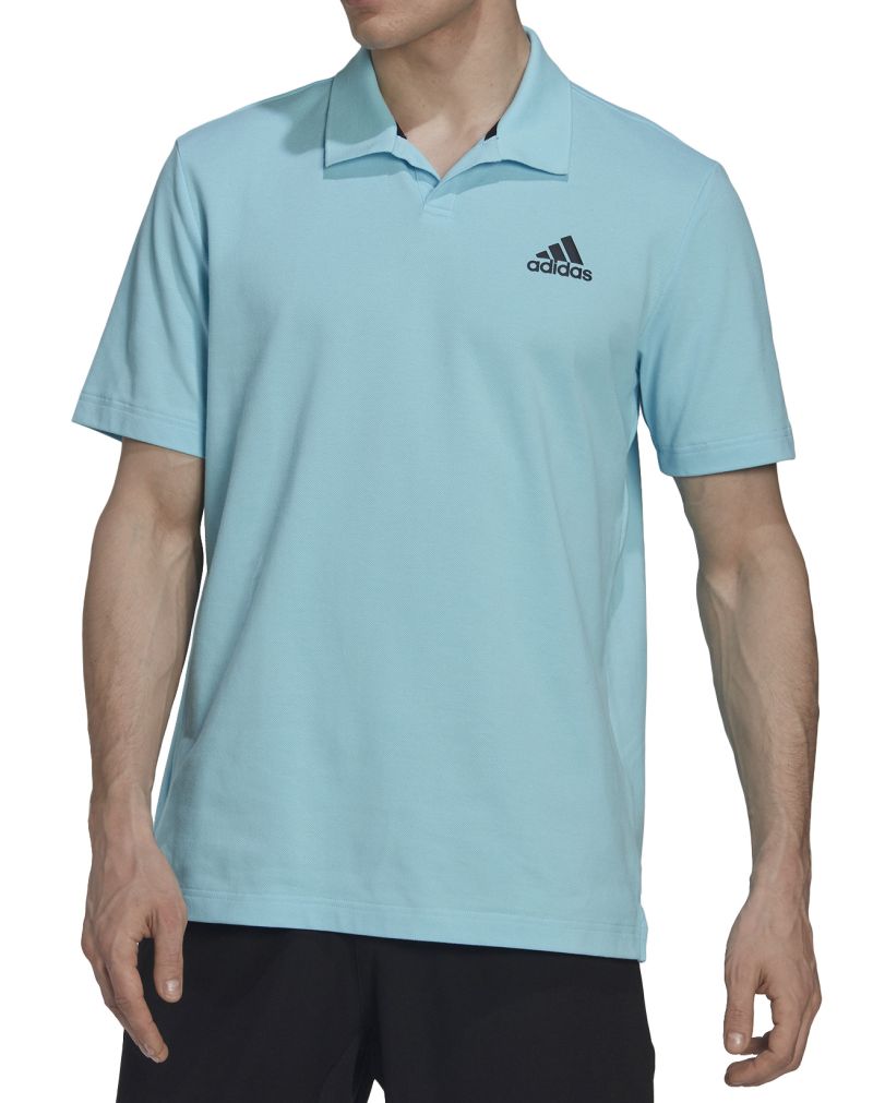 Adidas Club House 3-Bar Tennis Polo Shirt - bliss blue