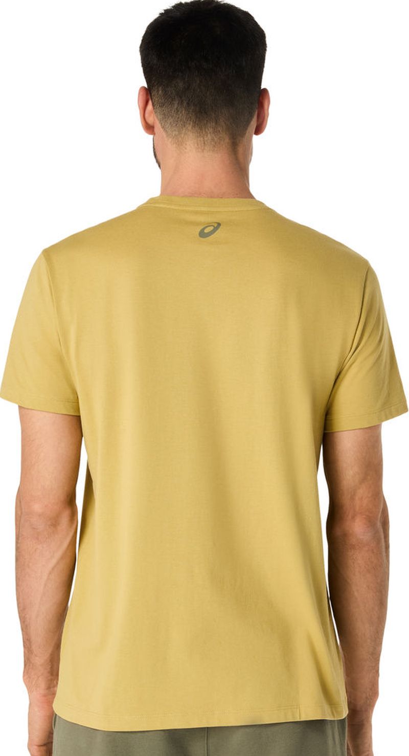 Asics Chest Logo Short Sleeve - lemongrass