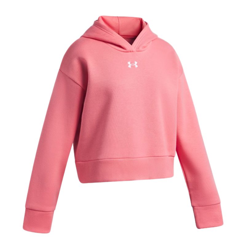 Under Armour Rival Fleece Crop - bittersweet pink/white Under Armour Rival Fleece Crop - bittersweet pink/white