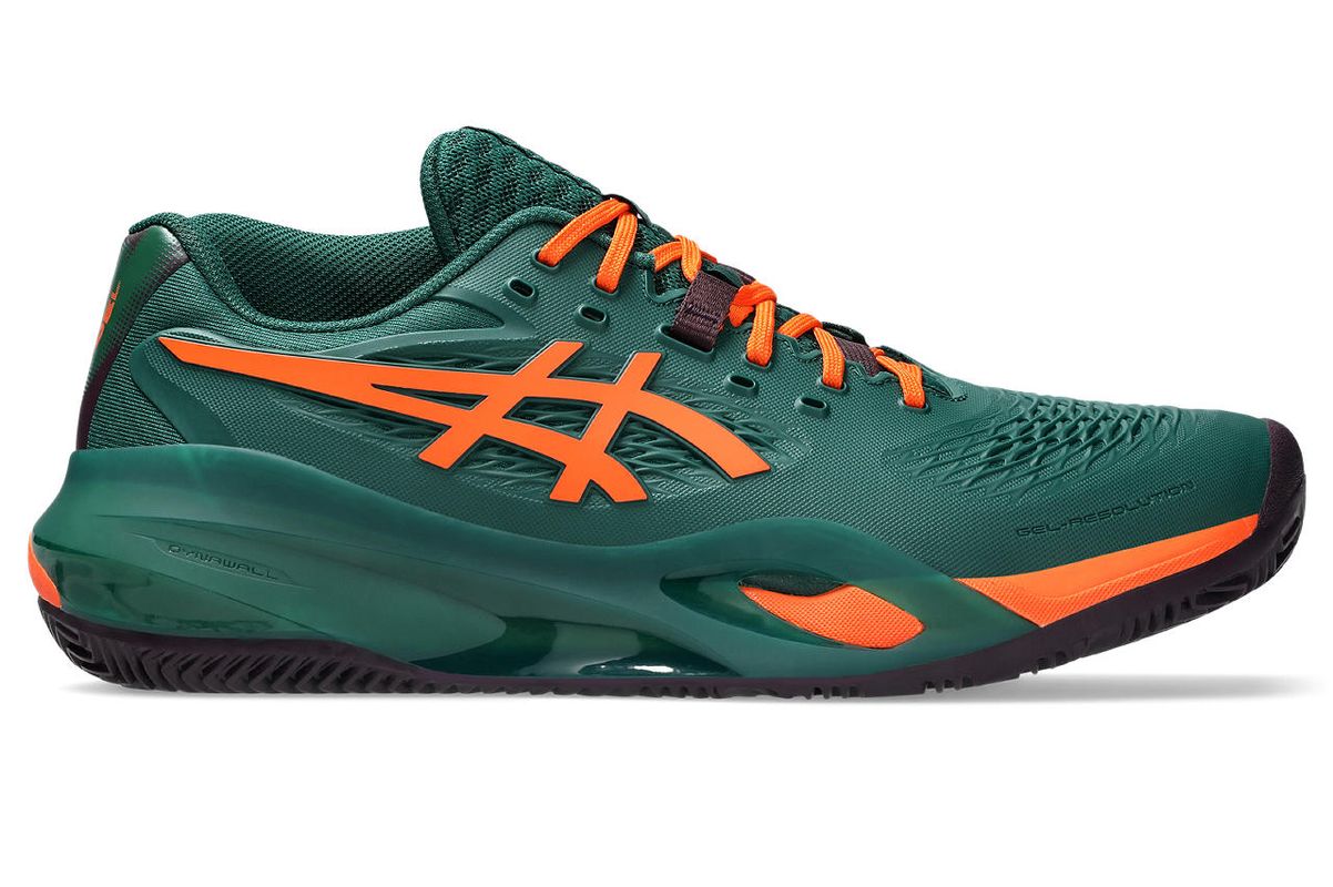 Asics Gel-Resolution X Padel - jewel green/energy orange