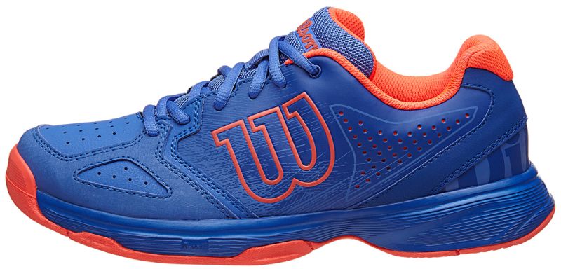 Wilson Kaos Comp JR - amparo blue/surf the web/fiery coral