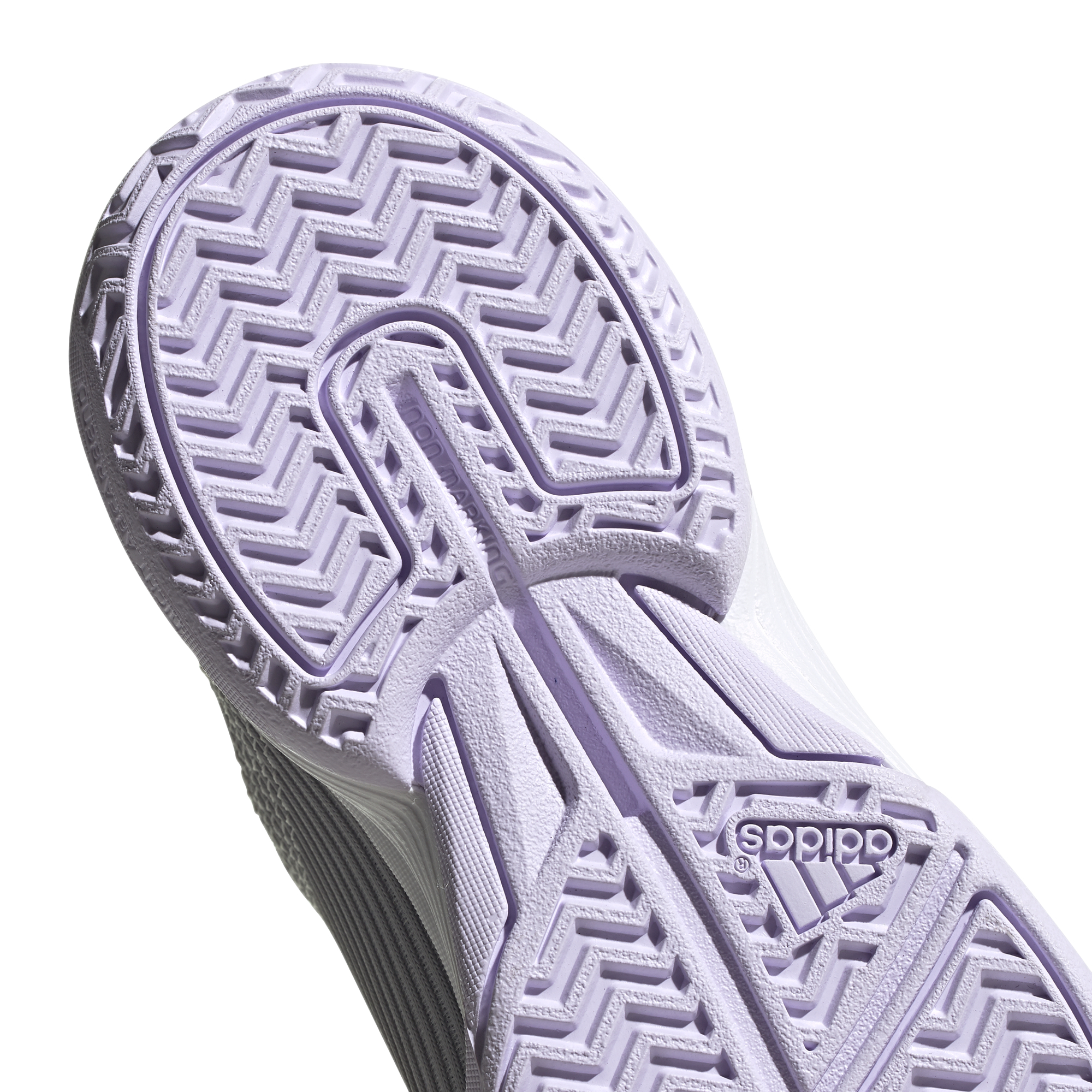 Adidas Adizero Club K - grey two F17/purple tint/white
