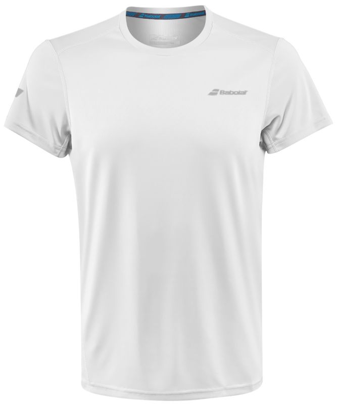 Babolat Core Flag Club Tee Men - white/white