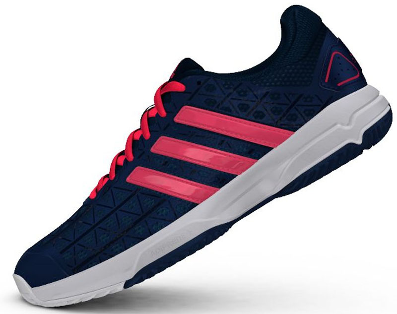 Adidas Barricade Club xJ - tech steel/flash red