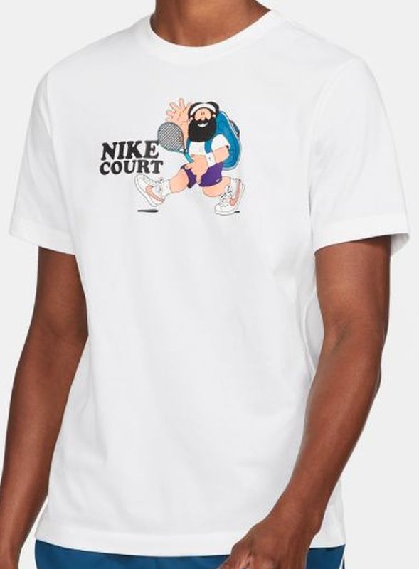 Nike Court Tee Slam M - white