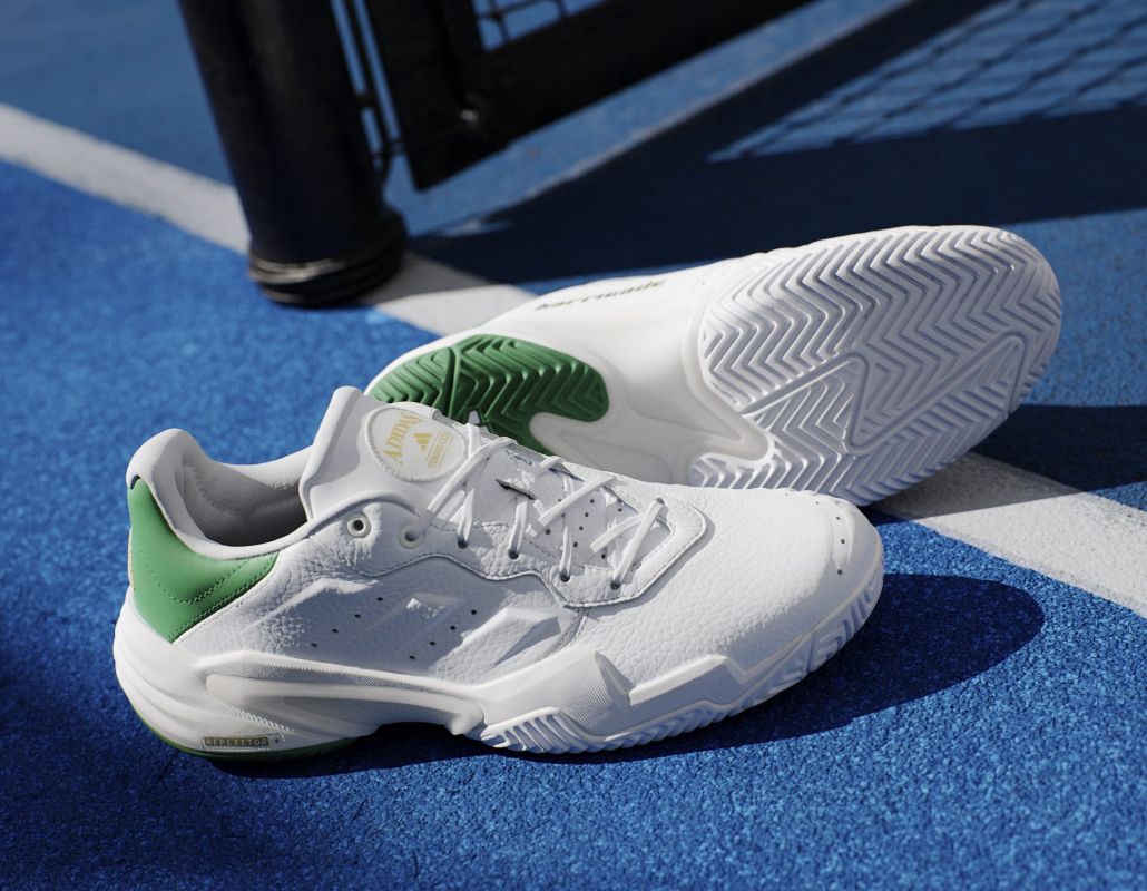 Adidas Barricade 13 M Leather - white/cloud white/cloud white