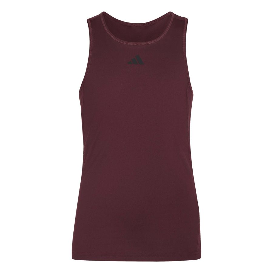 Koszulka dziewczęca Adidas Girls Club Climacool Tank Top - maroon