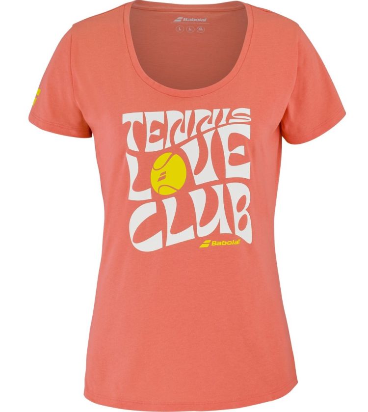 babolat-exercise-message-tee-women-hot-coral