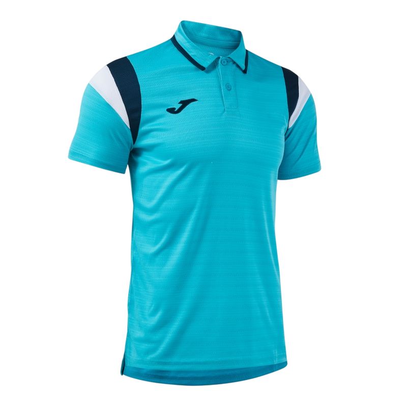 Joma Terra Short-Sleeve - fluor turquoise/dark navy