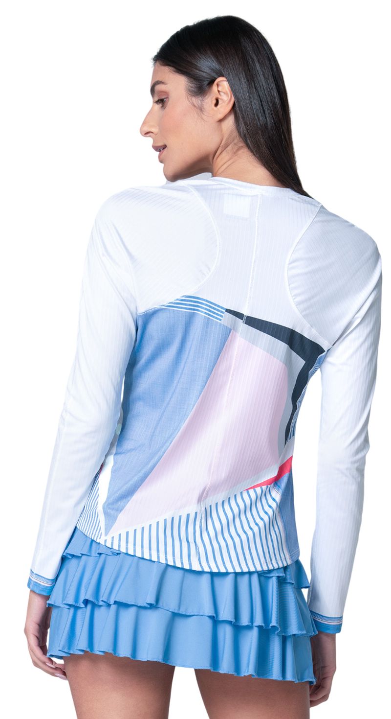 Lucky in Love Linen Intuition Long Sleeve Shirt - white 