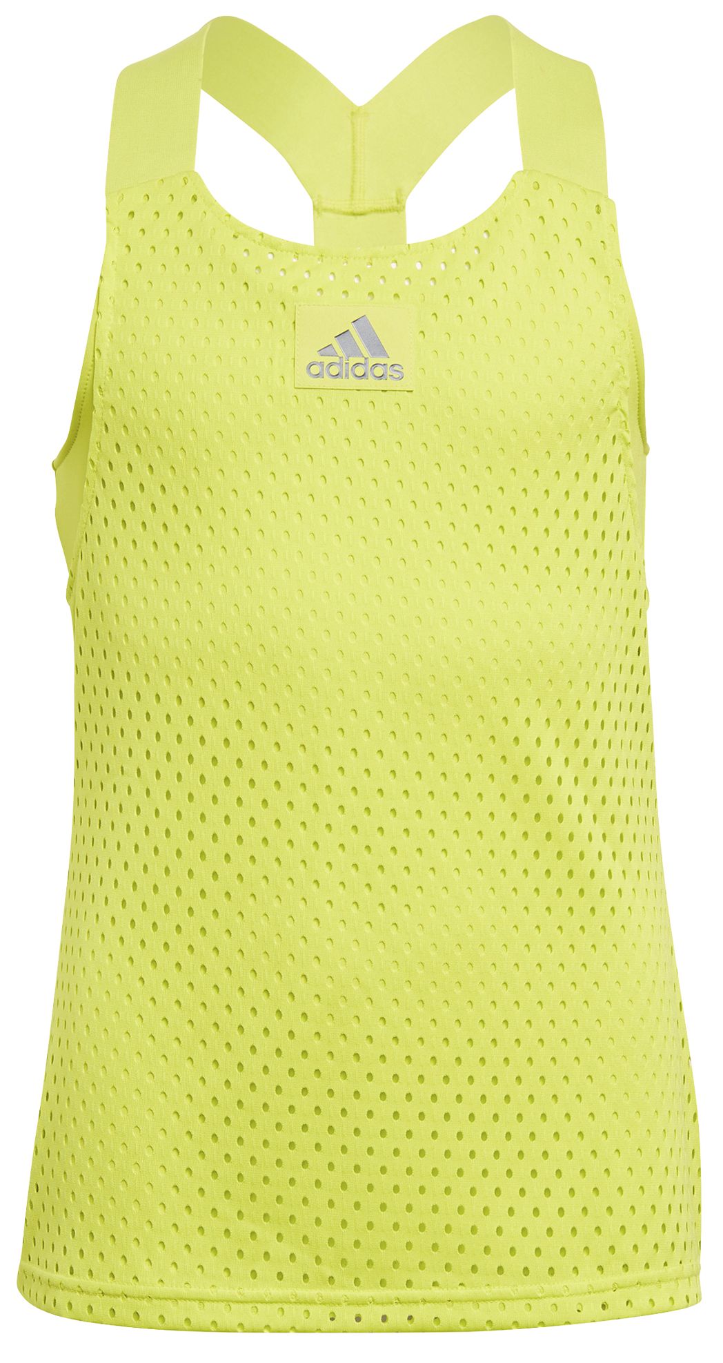Adidas Heat Ready Primeblue Y-Tank Top - acid yellow