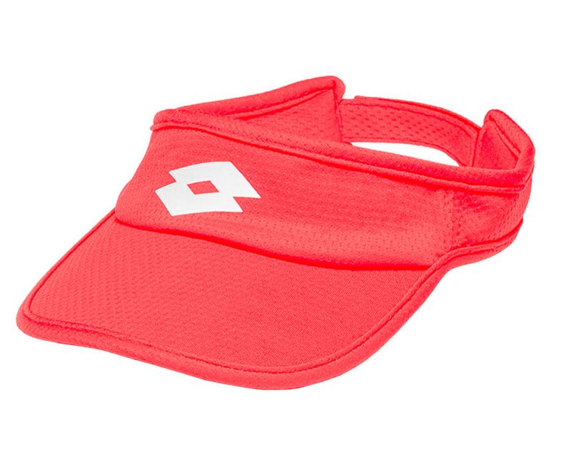 Lotto Tennis Visor - fiery coral