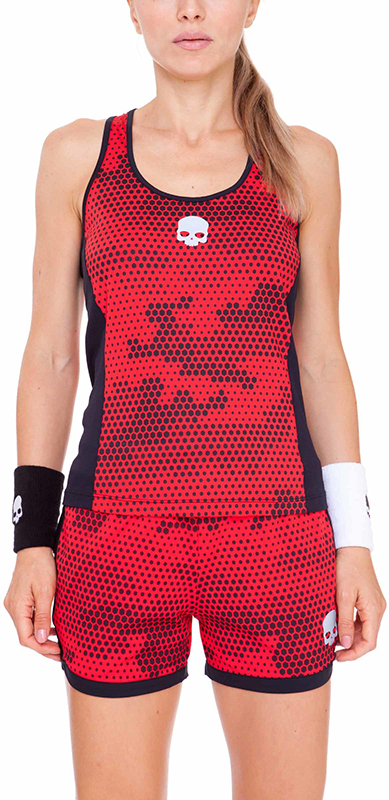 Hydrogen Tech Camo Tank Top - red camouflage