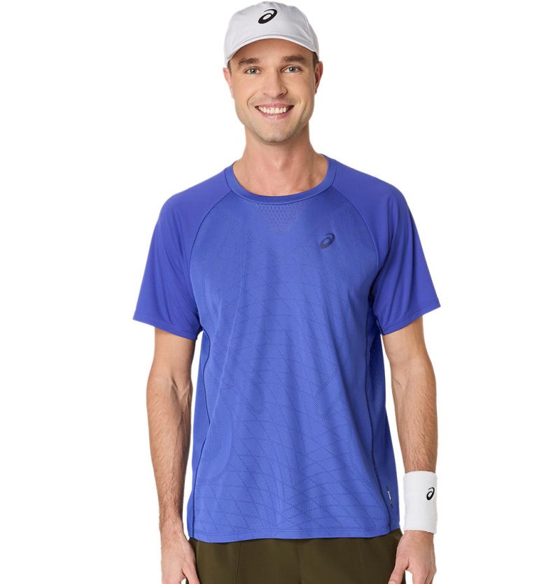 Asics Match Actibreeze Short Sleeve - dark cobalt Asics Match Actibreeze Short Sleeve - dark cobalt
