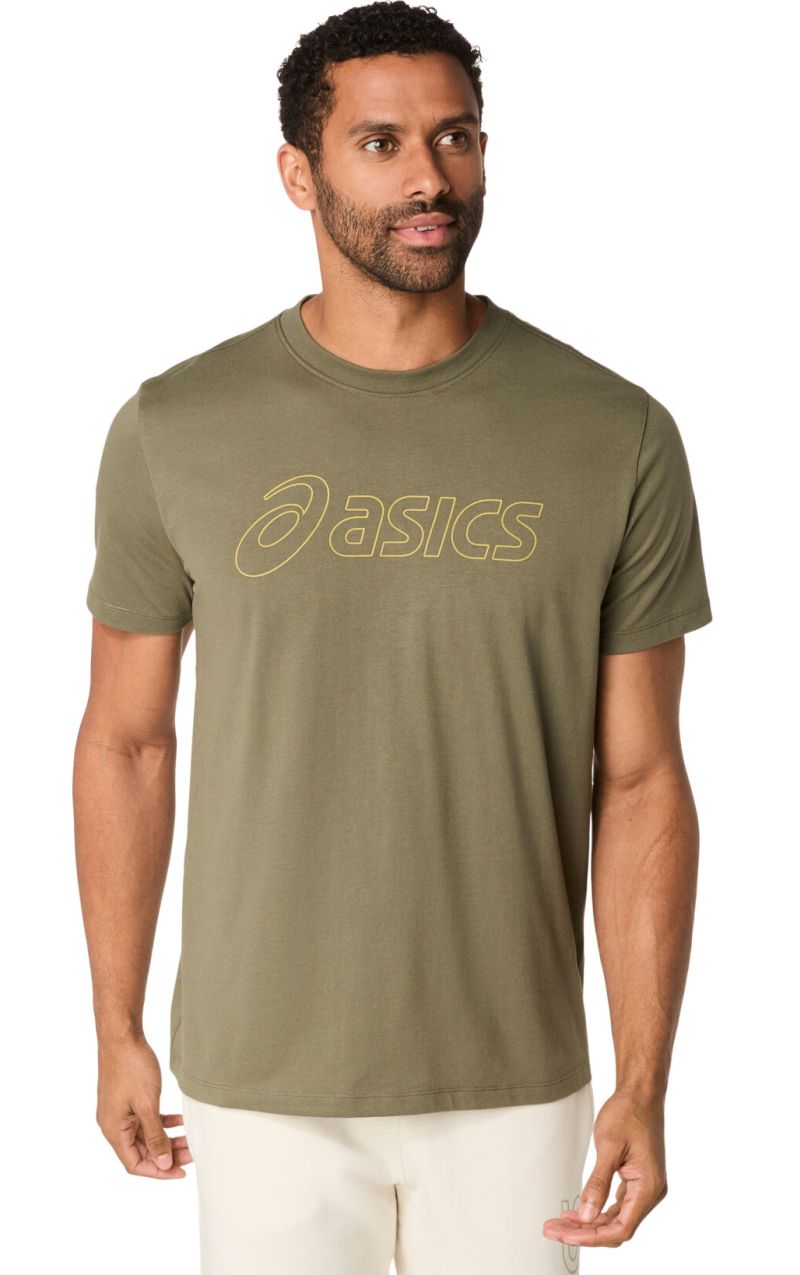 Asics Logo Short Sleeve - mantle green